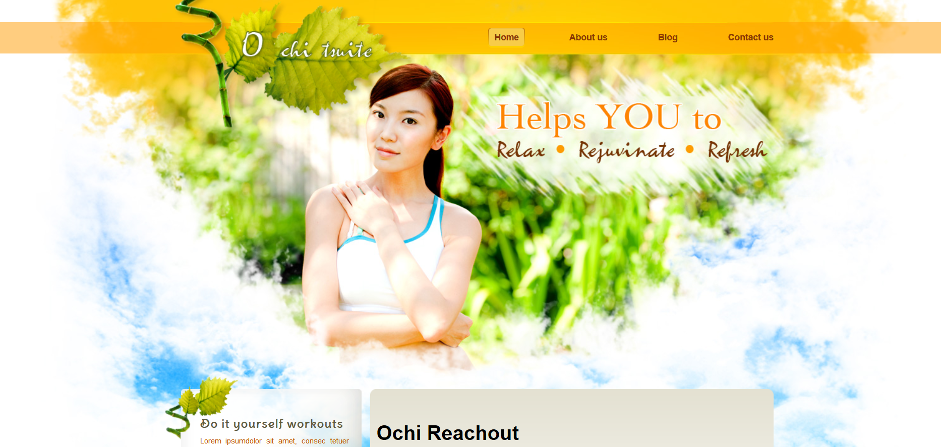 Шаблон сайта Красота №613