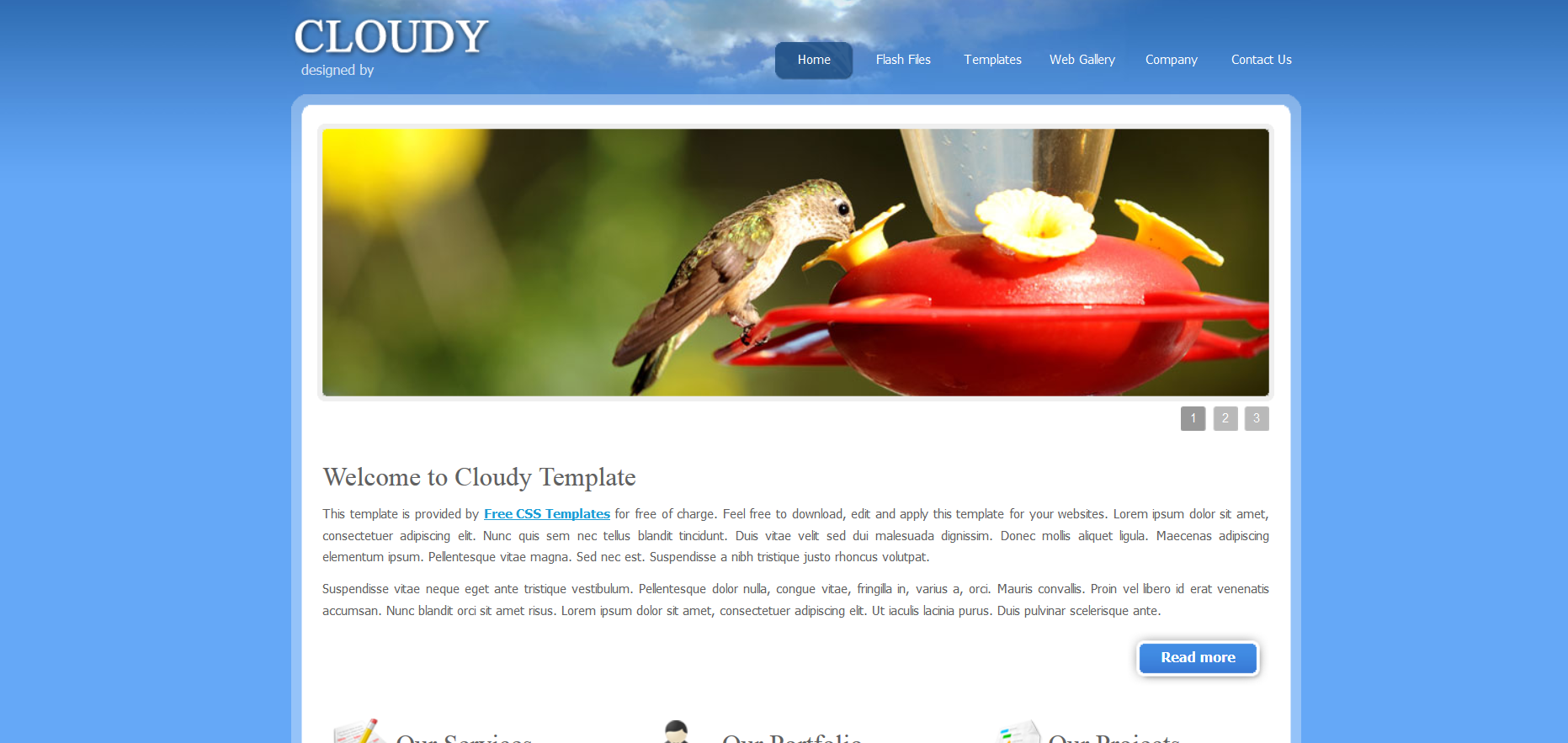 Шаблон сайта Природа №418